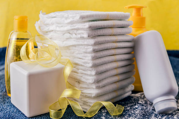 istock Baby diaper close-up 666533754