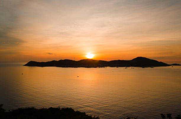 istock Sun rises over Binh Hung island, Cam Ranh, Vietnam 666536782