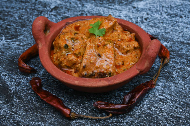 istock Goan Chicken curry Indian spicy food 666563406