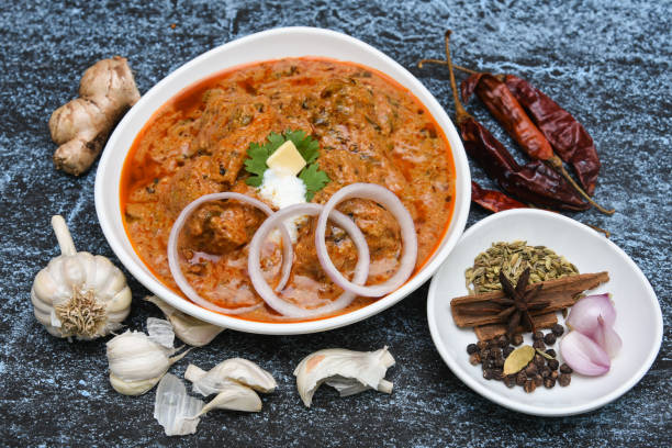 istock Goan Chicken curry Indian spicy food 666563730
