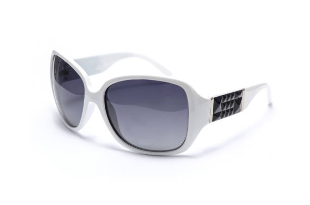 istock women's sunglasses in a wide plastic frame isolated on white 666563920