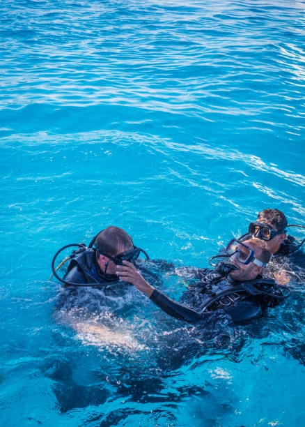istock A group of divers before diving under the water. Active holidays in Egypt 666573066
