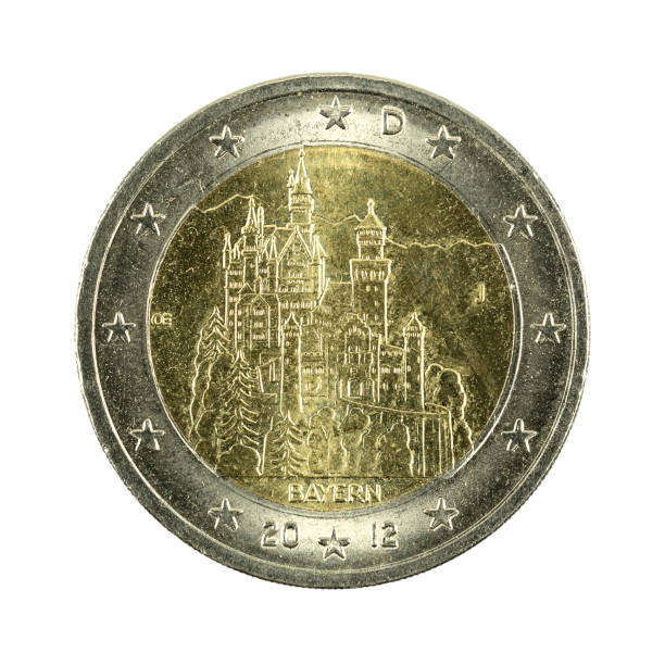 istock 2 euro coin (2012) bavaria isolated on white background 666573166