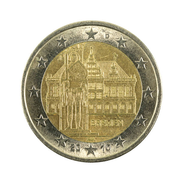 istock 2 euro coin (2010) bremen isolated on white background 666573402