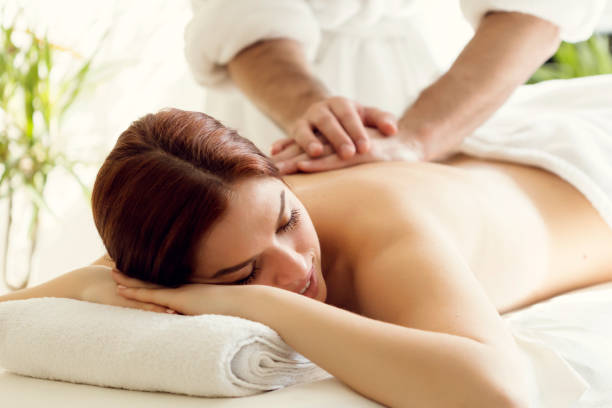 istock Woman enjoing massage 666575998