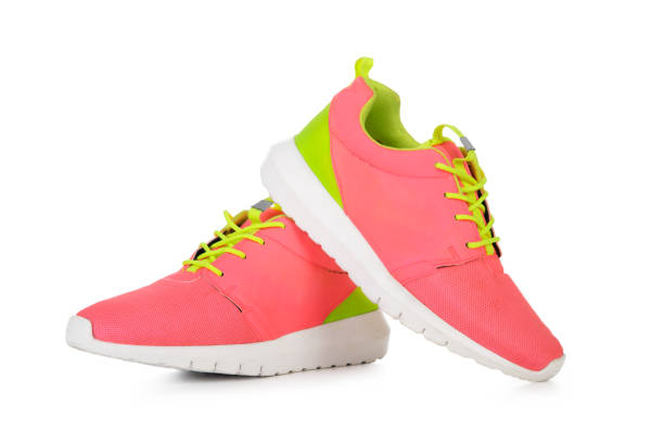 istock Sport shoes isolated on white 666576382