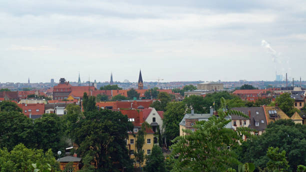 istock view over the city Halle 666577468