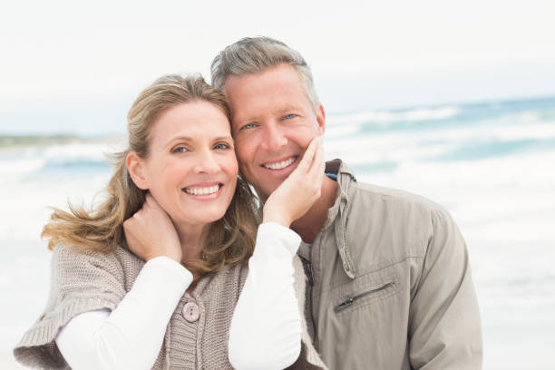 istock Happy couple standing together 666586958