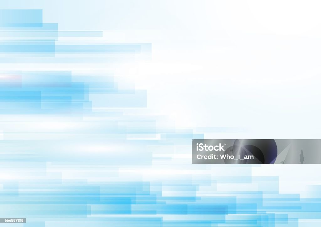 Blue abstract geometric shiny transparent motion technology concept background Backgrounds stock vector