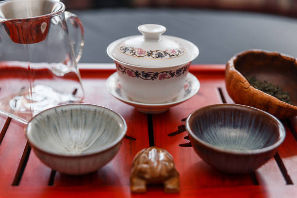 istock The process of brewing tea at the tea ceremony. 666593052