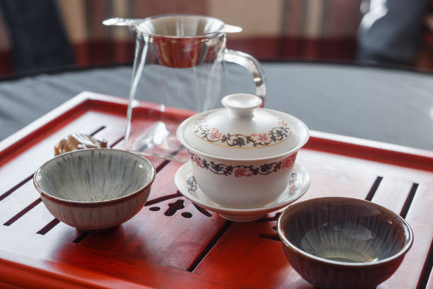 istock The process of brewing tea at the tea ceremony. 666593054