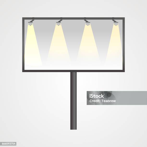 Billboard Sign Vector Free Billboard Vector Illustration Stock Illustration - Download Image ...