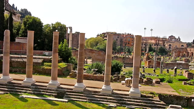 Roman Forum. Video of Roman Forum in Rome, Italy. (Latin: Forum Romanum, Italian: Foro Romano)