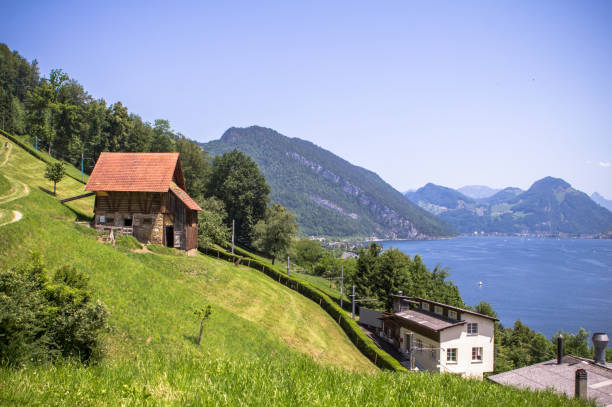 istock Idyllic landscape in the Alps 666602594