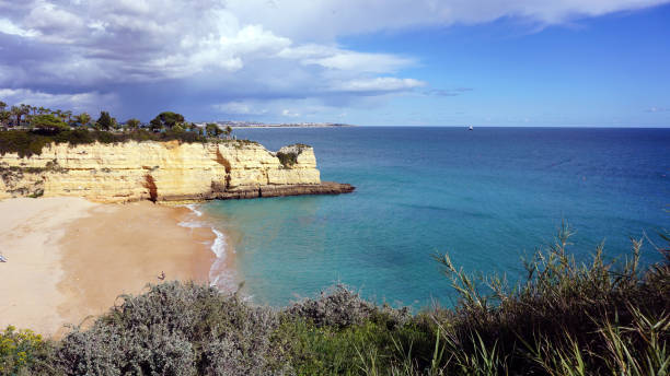 istock Algarve Coast in Albufeira 666604326