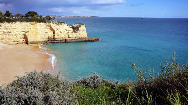 istock Algarve Coast in Albufeira 666604420