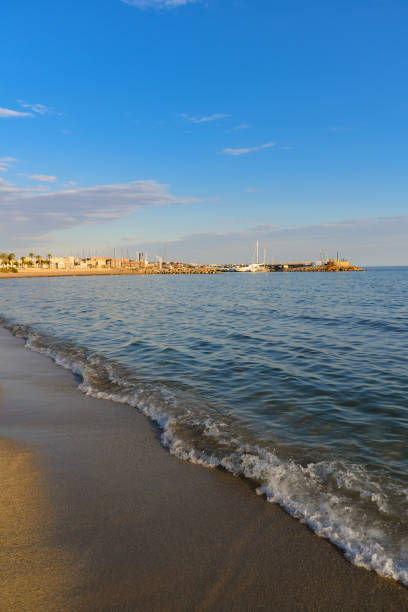 A view on the beach / seafront of Salou in Spain.