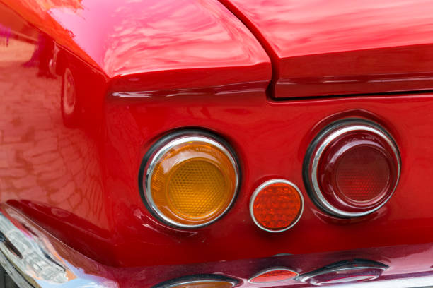 istock Part of Classic Car 666613458
