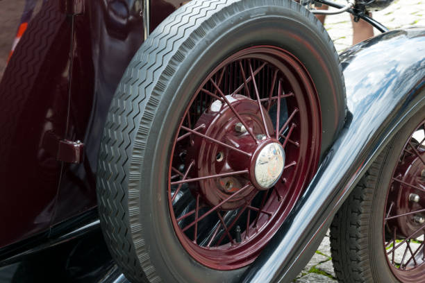 istock Part of Classic Car 666614202