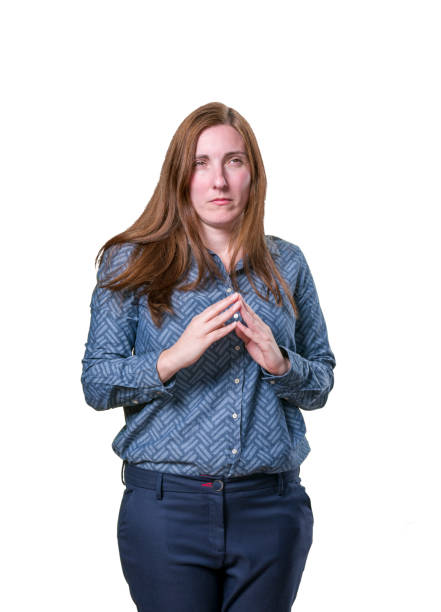 istock Pretty young businesswoman thinking on white background 666616762