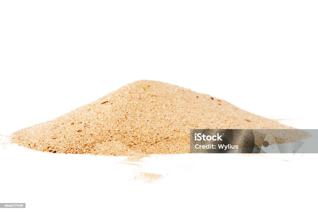 Haufen gelben Sand - Lizenzfrei Sandig Stock-Foto