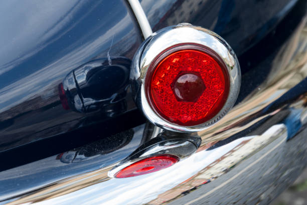 istock Part of Classic Car 666617452