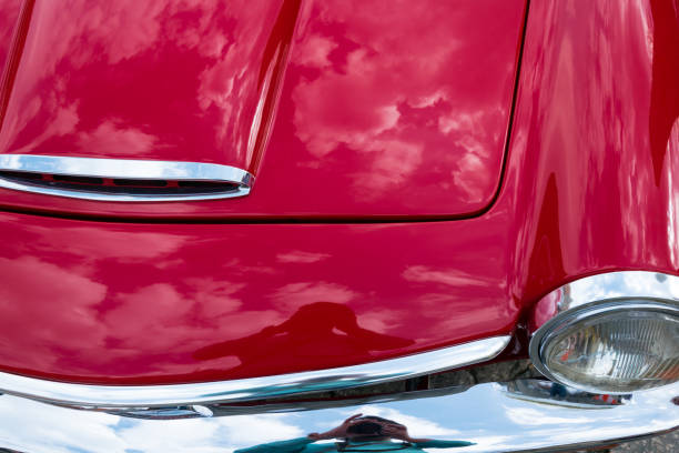 istock Part of Classic Car 666620964
