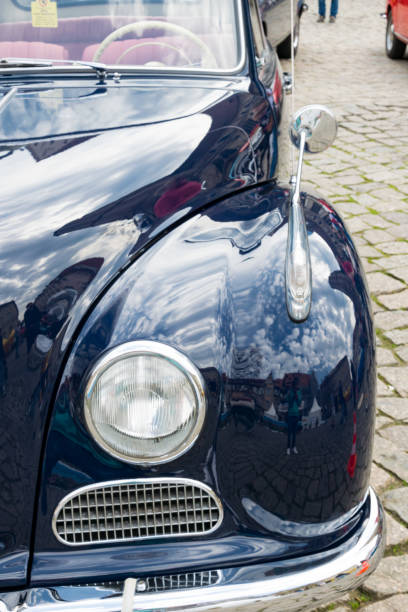 istock Part of Classic Car 666625020
