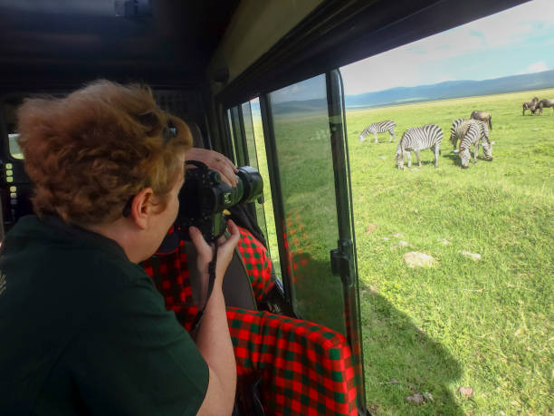 istock Photographer on safari 666628160