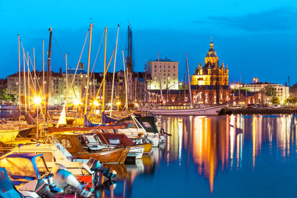 istock Old Town in Helsinki, Finland 666638042