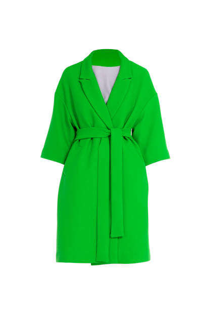 istock modern coat  isolated on white background. Outerwear, collection of spring 2017. 666638486