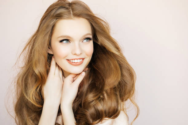 istock Beautiful woman with luxury hairs 666641078