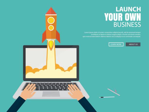 istock flat design concept for startup business,launch your own business or website 666654430