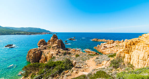 istock Rocky shore in Costa Paradiso 666660922