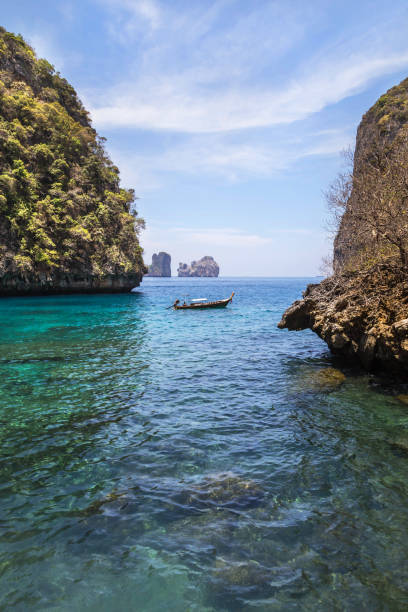 istock Loh samah bay  blue lagoon is snorkeling point  in Thailand 666666228