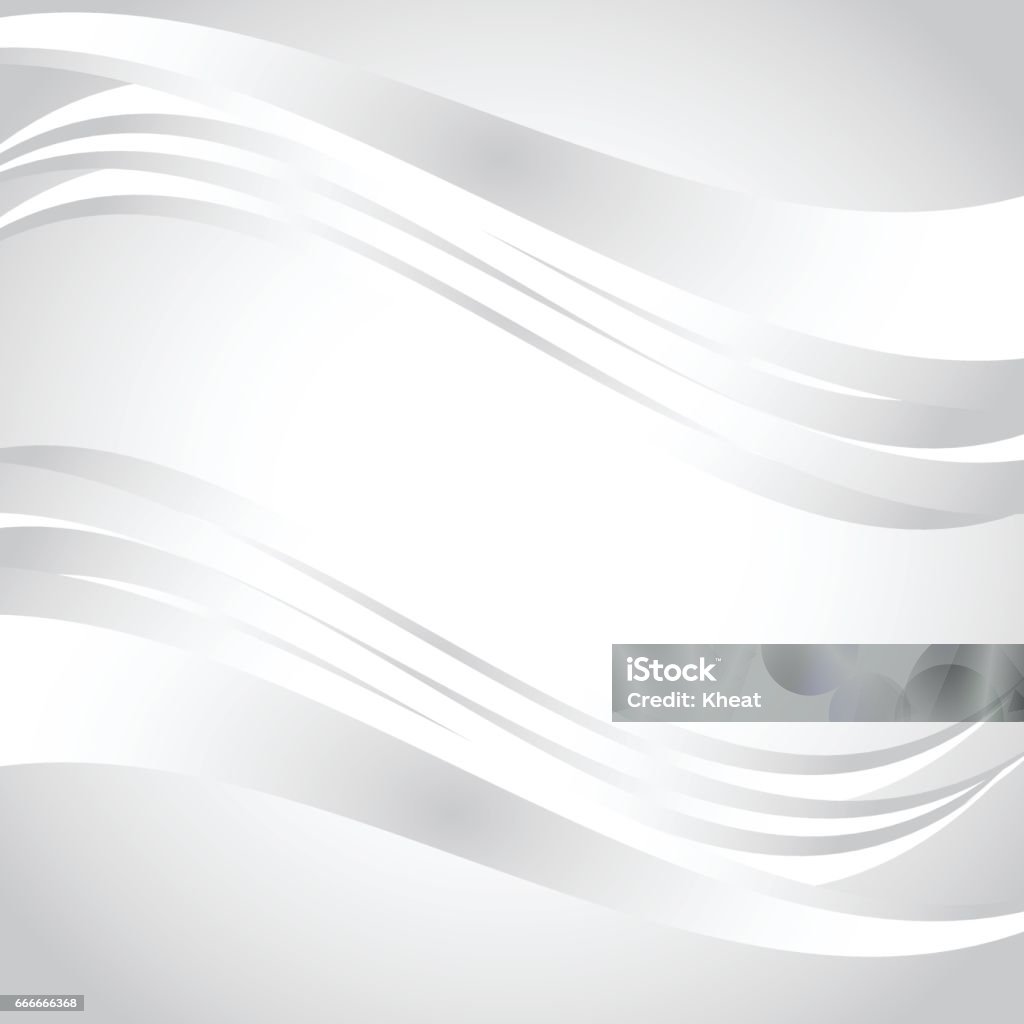 Silver Gradient Under Line Silver Gradient Abstract Line And Wavy Background Stock Illustration ...