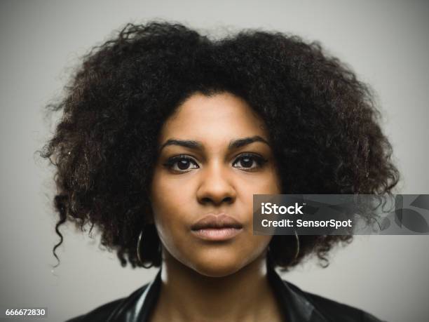Beautiful North American Woman With Curly Hair Stock Photo - Download Image  Now - Women, One Woman Only, Close-up - iStock