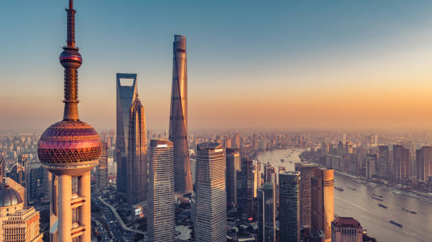 shanghai Aerial photograph shanghai photos stock pictures, royalty-free photos & images