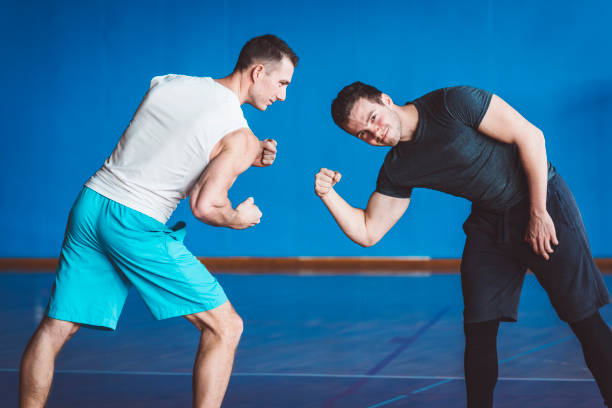 istock Who Is Stronger? Who Has a Bigger Biceps? 666679002