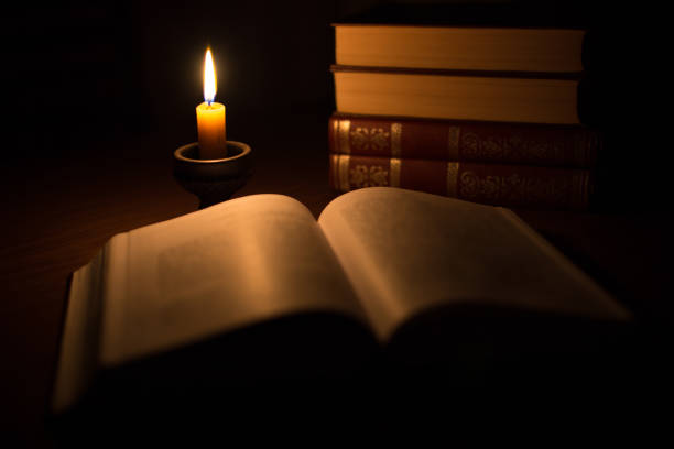 Book, Candle, Library, Lighting Equipment