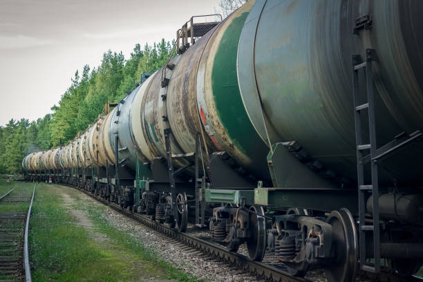 istock Tank wagons with oil 666682344
