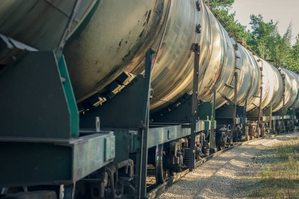 istock Tank wagons with oil 666682428