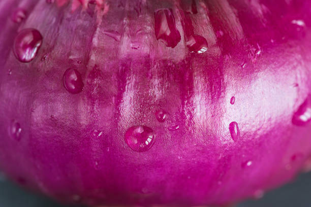 red onion close up
