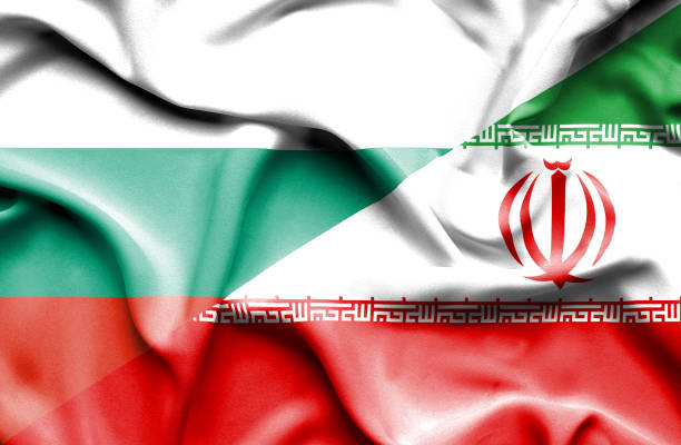 istock Waving flag of Iran and Bulgaria 666715700