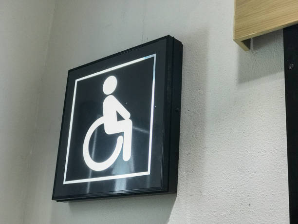istock sign on toilet room 666723828