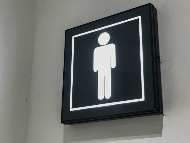 istock sign on toilet room 666724064