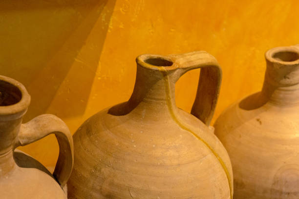 Pottery Vintage Jugs touchstone stock pictures, royalty-free photos & images