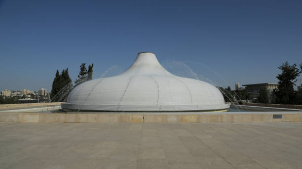 Shrine of the book This photo was taken outside of the Shrine of the Book, Israel Museum, Jerusalem, Israel, February 24, 2017 dead sea scrolls stock pictures, royalty-free photos & images