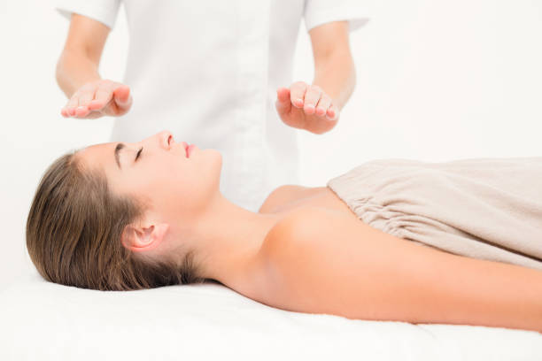 istock Beautiful young woman on massage table 666735060