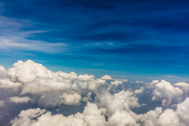 istock Over Panama, a view of the clouds as shot from a plane window. 666737642